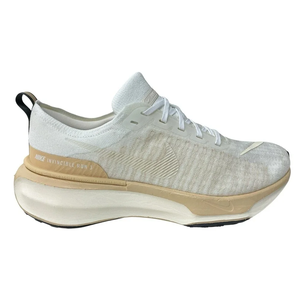 Nike ZoomX Invincible Run FK 3 White Sail Beige DR2615-106 Mens Size 10 With Def